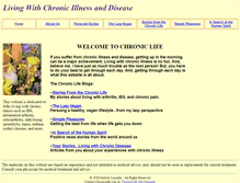 Tablet Screenshot of chroniclife.com